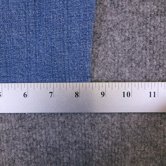 NWT Abercrombie Fitch Ankle Straight Ultra High Rise Jean Sz 24R (48x27) Stretch - Picture 5 of 13